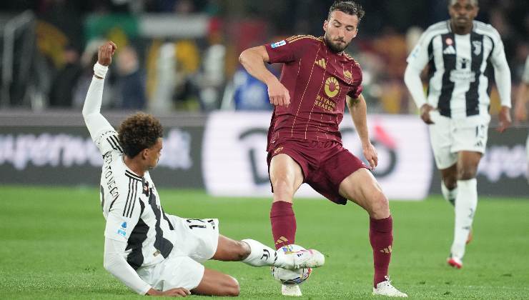 Contrasto di gioco in un recente Roma-Juventus