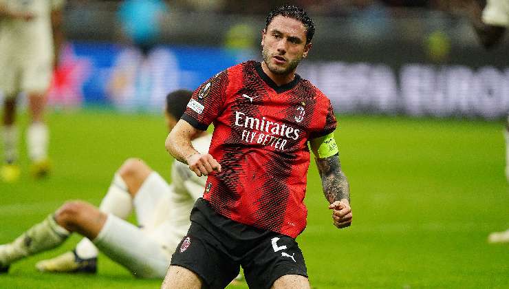 Davide Calabria ai tempi del Milan