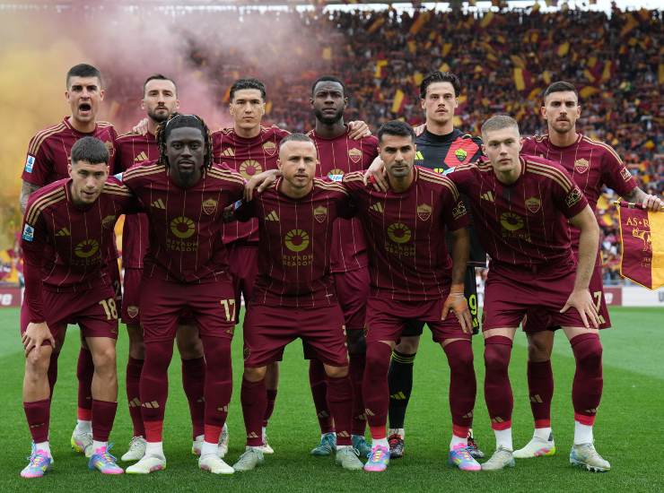 Giocatori AS Roma (LaPresse) - ilposticipo.it
