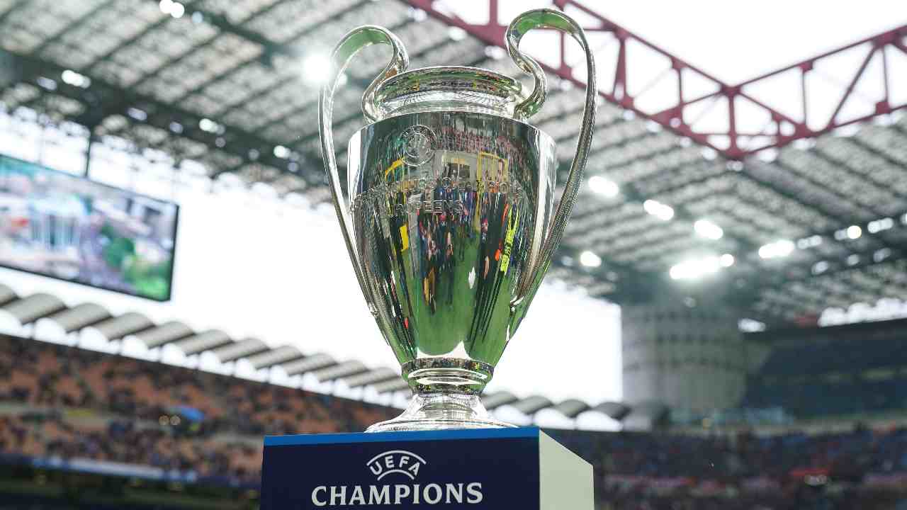 Il trofeo della Champions League