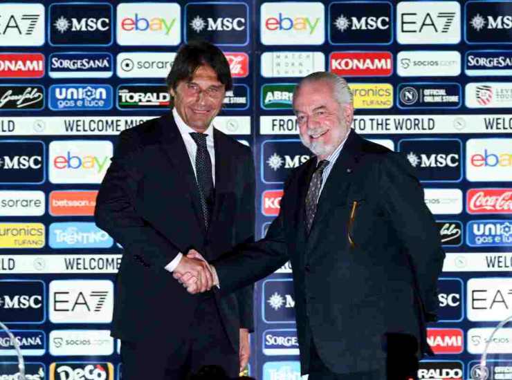 Antonio Conte e Aurelio De Laurentiis