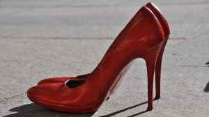 Scarpe rosse col tacco