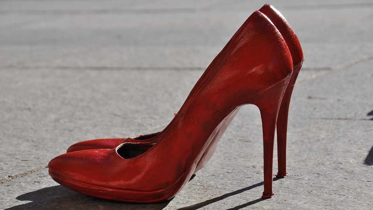 Scarpe rosse col tacco