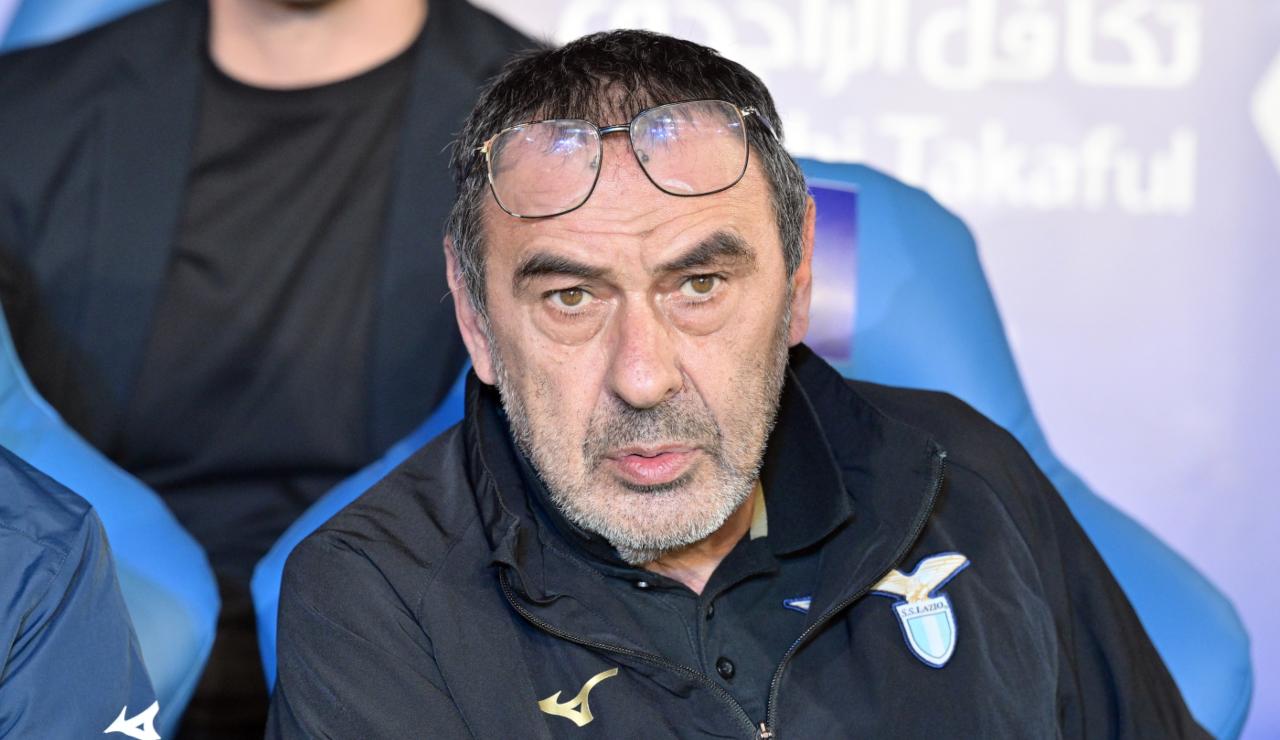 Maurizio Sarri, allenatore Lazio (LaPresse) - ilposticipo.it