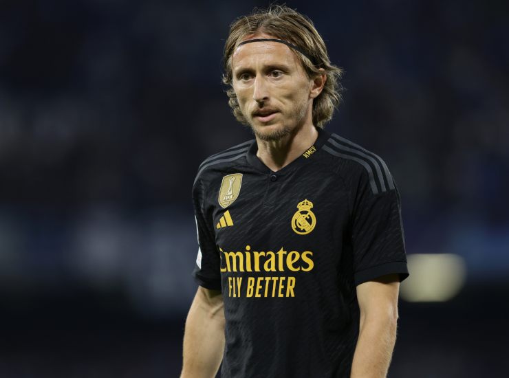 Modric con la maglia del Real Madrid (LaPresse) - ilposticipo.it