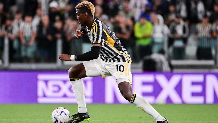 Pogba in azione