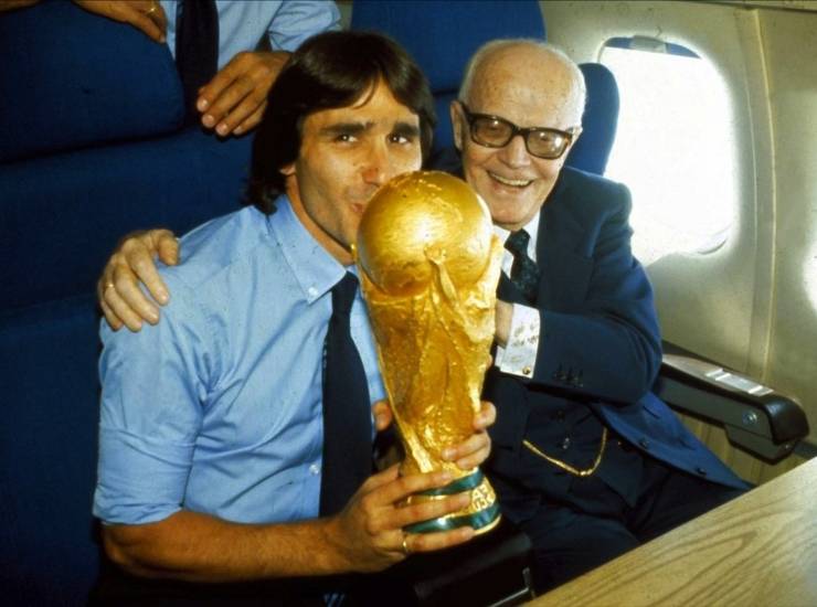 Bruno Conti e Pertini
