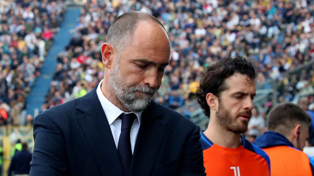 Igor Tudor pensieroso