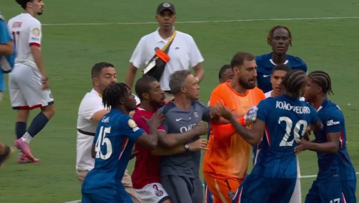 Rissa al termine del match
