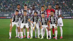 Un undici titolare della Juventus