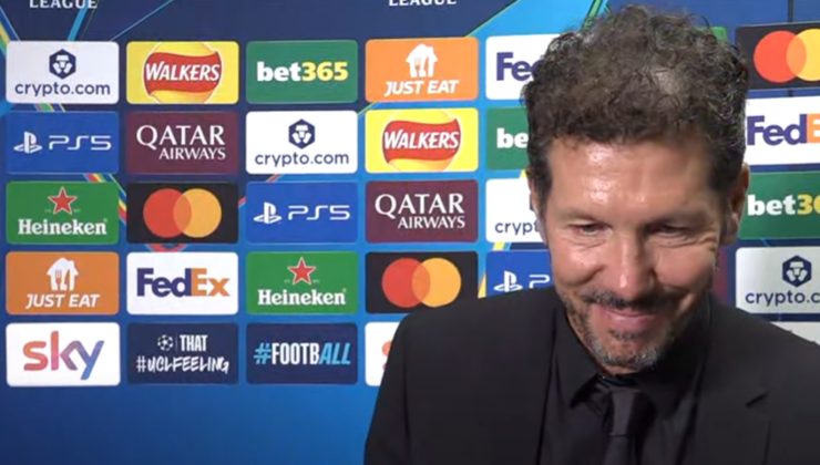 La brutta reazione di Simeone 